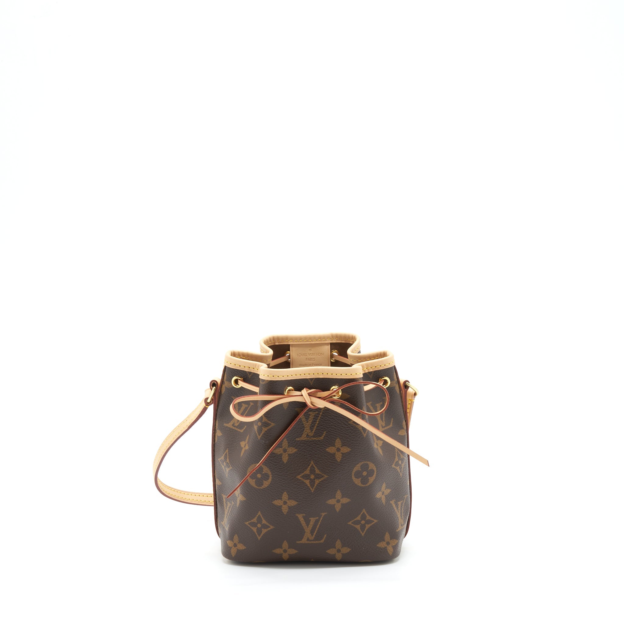 AAA Replica Louis Vuitton LV NANO NOE MONOGRAM CANVAS GHW