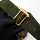 AAA Replica Louis Vuitton LV MULTI POCHETTE ACCESSORIES MONOGRAM CANVAS KHAKI STRAP GHW