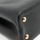 AAA Replica Louis Vuitton LV CAPUCINES MM TAURILLON LEATHER BLACK GHW