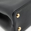 AAA Replica Louis Vuitton LV CAPUCINES MM TAURILLON LEATHER BLACK GHW