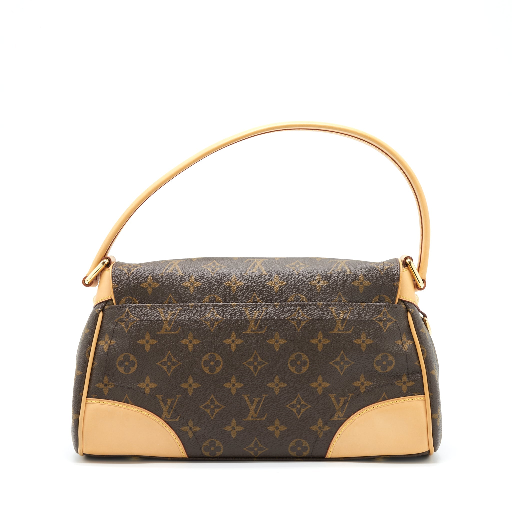 AAA Replica Louis Vuitton LV BEVERLY MM SHOULDER BAG MONOGRAM CANVAS AND LEATHER GHW