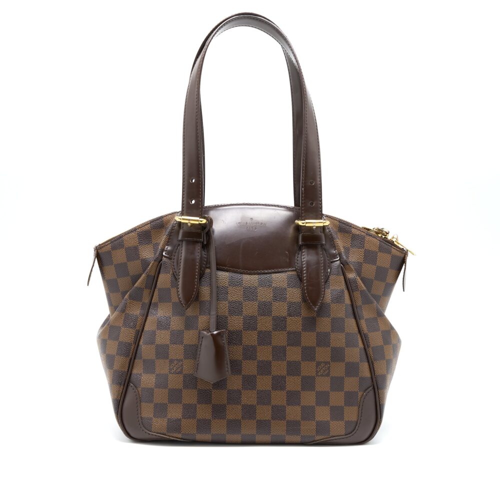 AAA Replica Louis Vuitton LV VERONA MM DAMIER EBENE CANVAS GHW