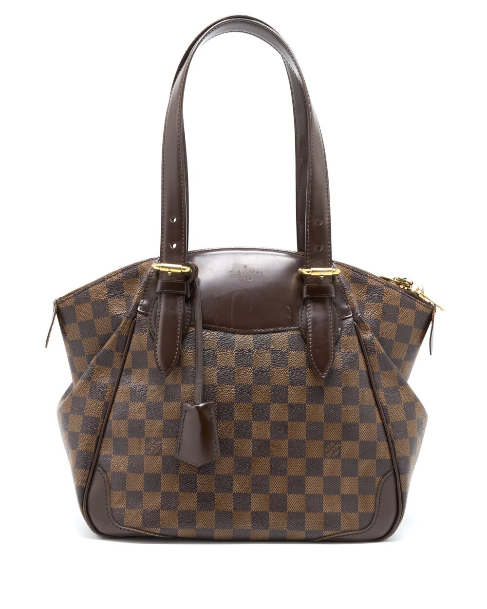 AAA Replica Louis Vuitton LV VERONA MM DAMIER EBENE CANVAS GHW