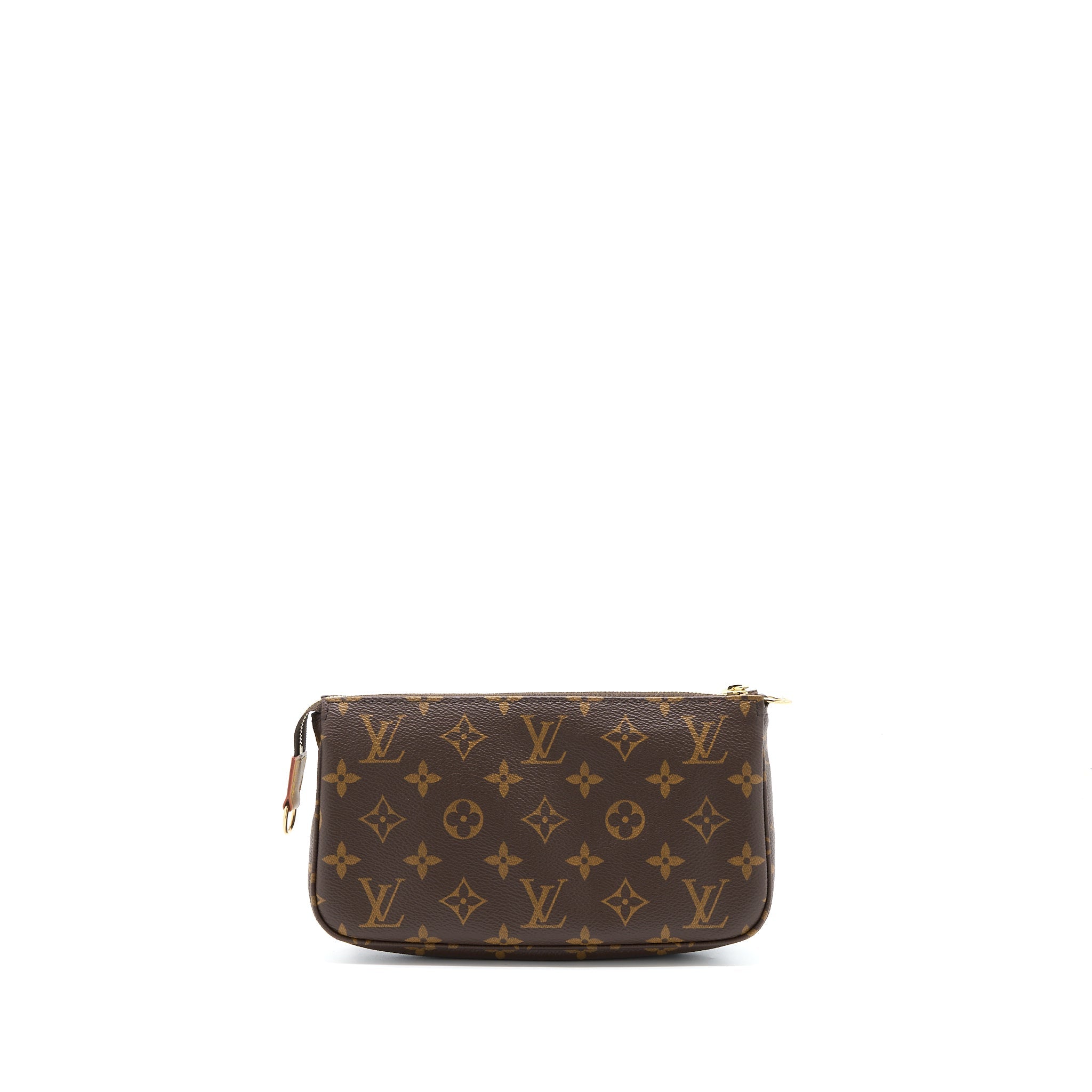 AAA Replica Louis Vuitton LV POCHETTE ACCESSORIES MONOGRAM CANVAS GHW (NEW VERSION)