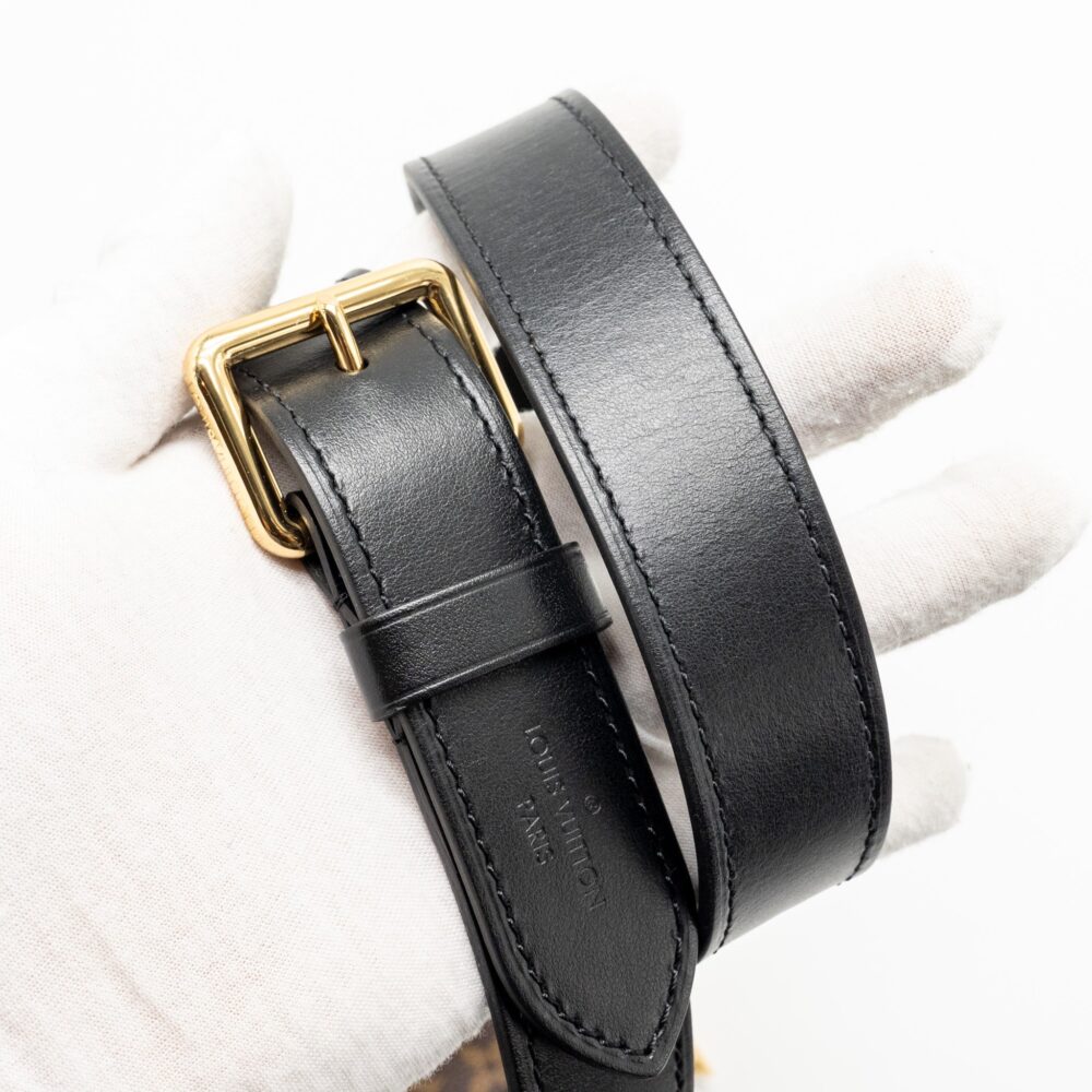 AAA Replica Louis Vuitton LV ODEON PM BAG MONOGRAM CANVAS BLACK GHW