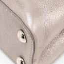 AAA Replica Louis Vuitton LV CAPUCINES BB LEATHER METALLIC SILVER SHW