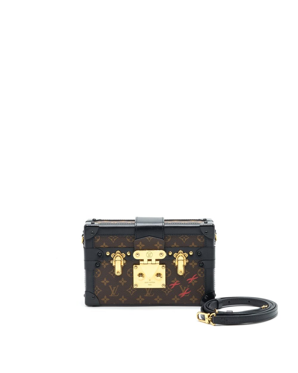 AAA Replica Louis Vuitton LV PETIT MALLE MONOGRAM CANVAS/ BLACK YEAR2016