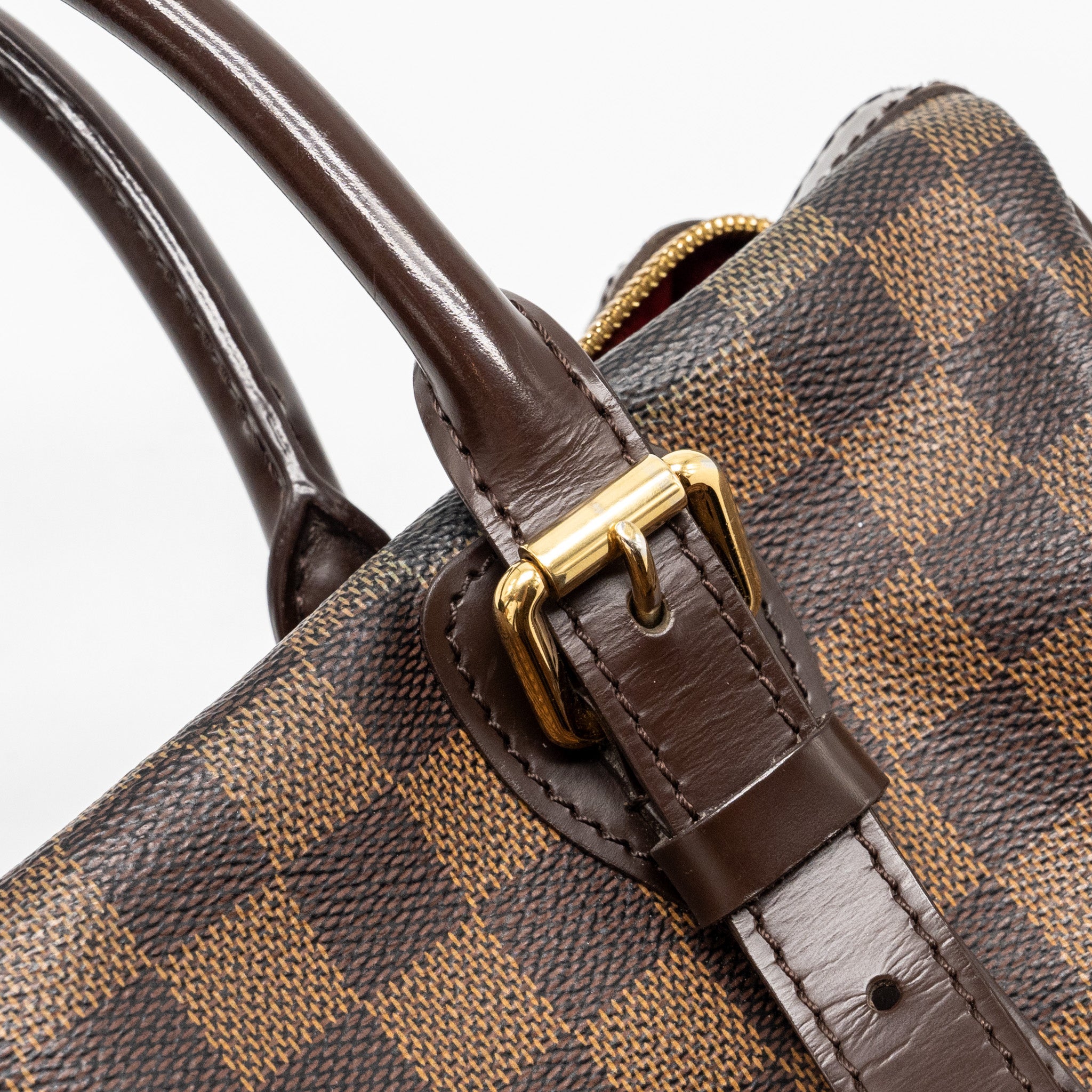 AAA Replica Louis Vuitton LV BERKELEY BAG DAMIER EBENE GHW