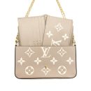 AAA Replica Louis Vuitton LV FELICIE POCHETTE TOURTERELLE/CREME GHW