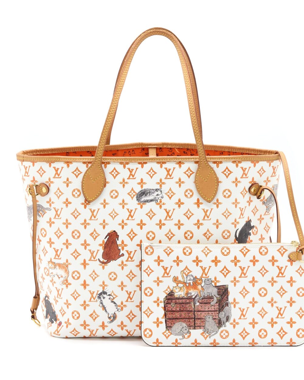 AAA Replica Louis Vuitton LV GRACE CODDINGTON CATOGRAM NEVERFULL MM CANVAS GHW