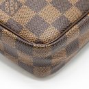 AAA Replica Louis Vuitton LV POUCH DAMIER EBENE GHW