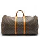 AAA Replica Louis Vuitton LV KEEPALL 55 MONOGRAM CANVAS GHW