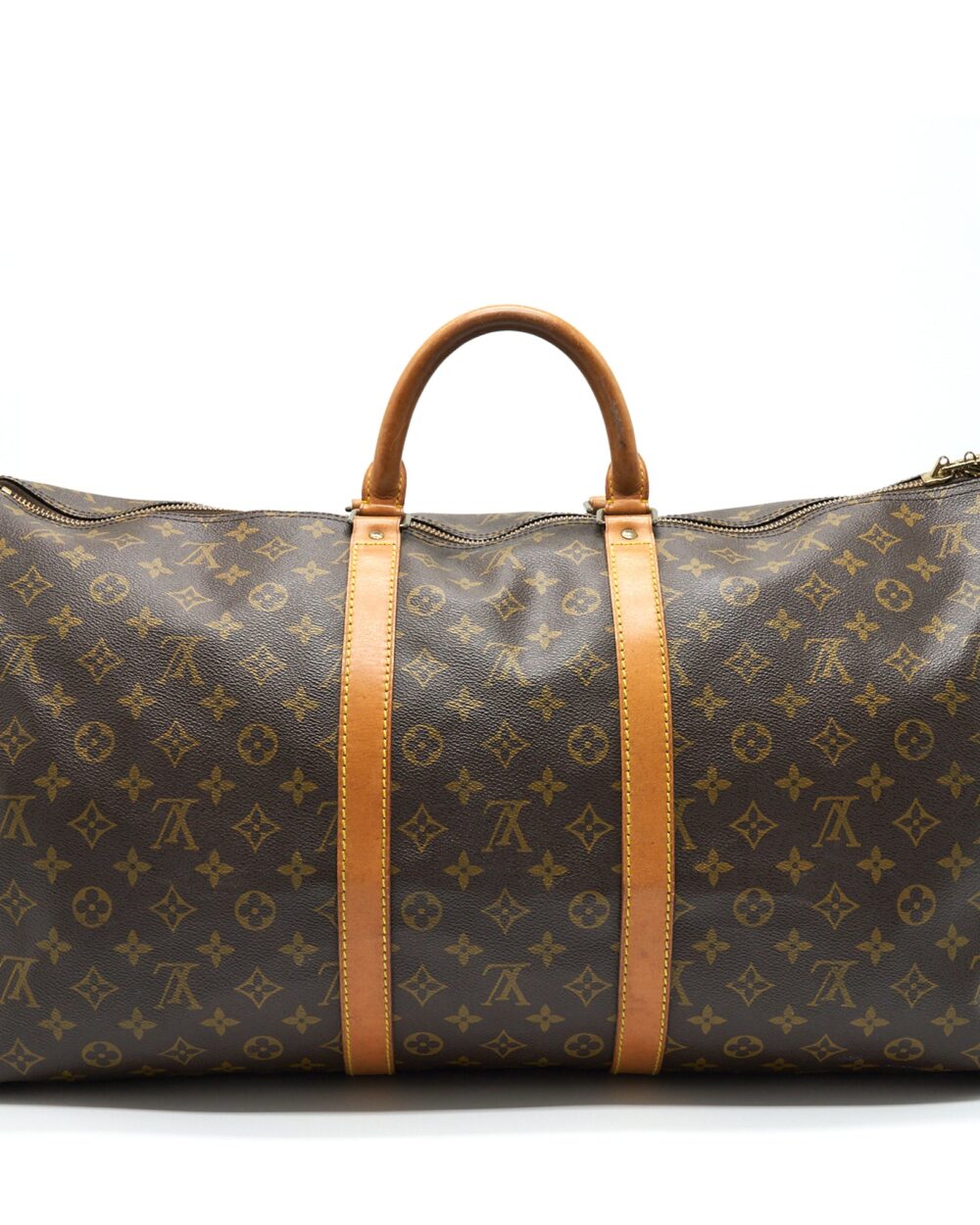 AAA Replica Louis Vuitton LV KEEPALL 55 MONOGRAM CANVAS GHW