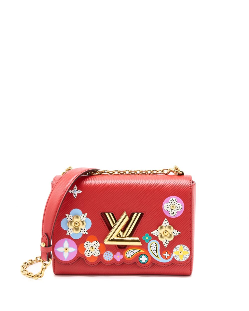 AAA Replica Louis Vuitton LV TWIST MM EPI RED GHW