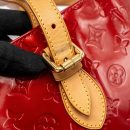 AAA Replica Louis Vuitton LV ZIP TOTE BAG PATENT RED GHW