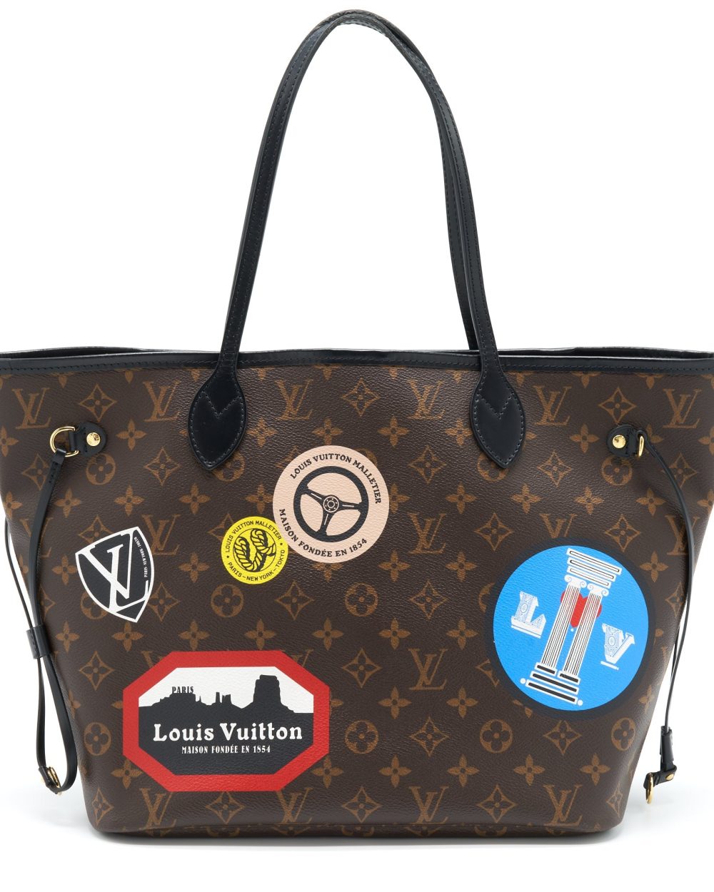 AAA Replica Louis Vuitton LV NEVERFULL MM WORLD TOUR MONOGRAM CANVAS LIMITED EDITION