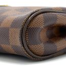 AAA Replica Louis Vuitton LV EVA CLUTCH DAMIER EBENE GHW