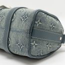 AAA Replica Louis Vuitton LV KEEPALL BANDOULIERE 25 WASHED DENIM CANVAS BLUE SHW