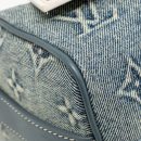 AAA Replica Louis Vuitton LV KEEPALL BANDOULIERE 25 WASHED DENIM CANVAS BLUE SHW