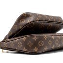 AAA Replica Louis Vuitton LV MULTI POCHETTE MONOGRAM CANVAS ROSE CLAIR GHW