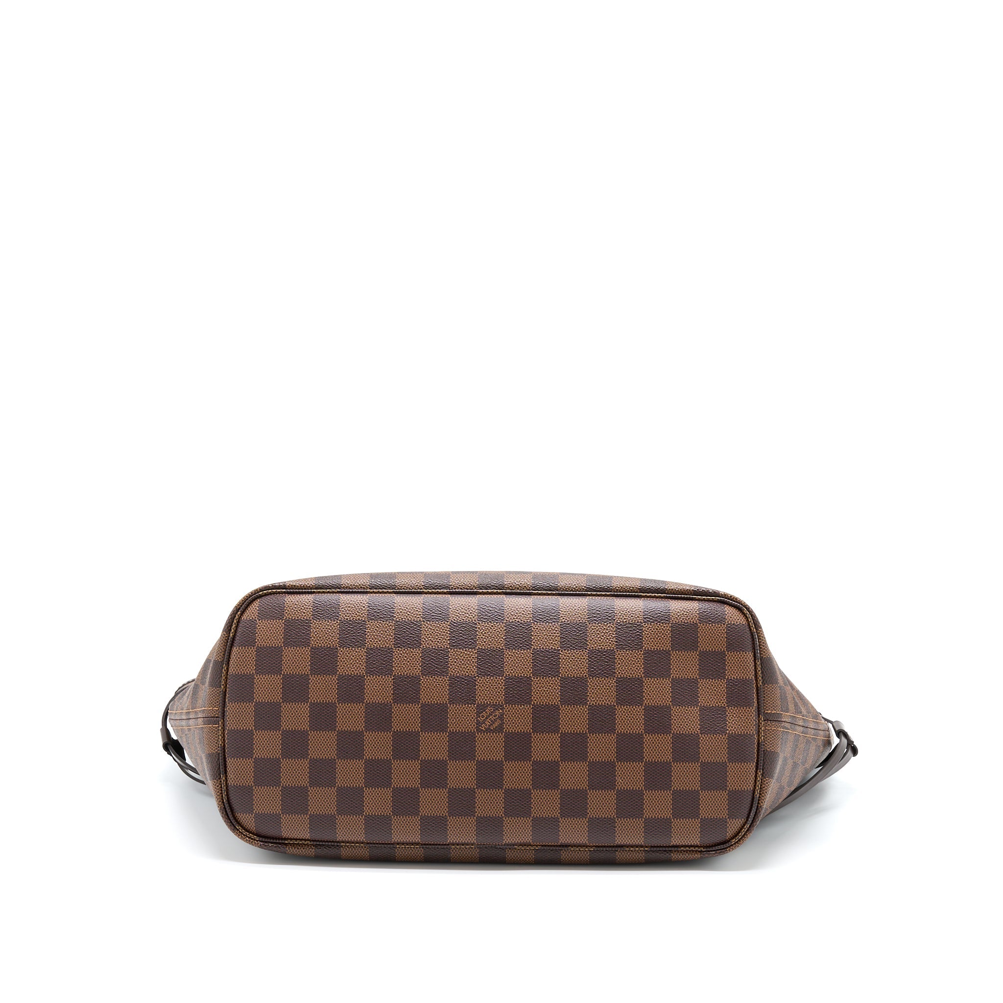 AAA Replica Louis Vuitton LV NEVERFULL MM DAMIER EBENE CHERRY GHW