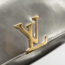 AAA Replica Louis Vuitton LV LOUISE PM PATENT SILVER GHW