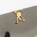 AAA Replica Louis Vuitton LV LOUISE PM PATENT SILVER GHW