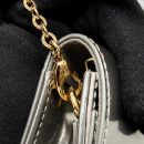 AAA Replica Louis Vuitton LV LOUISE PM PATENT SILVER GHW