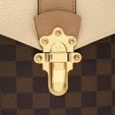 AAA Replica Louis Vuitton LV CLAPTON BACKPACK DAMIER EBENE LEATHER BROWN