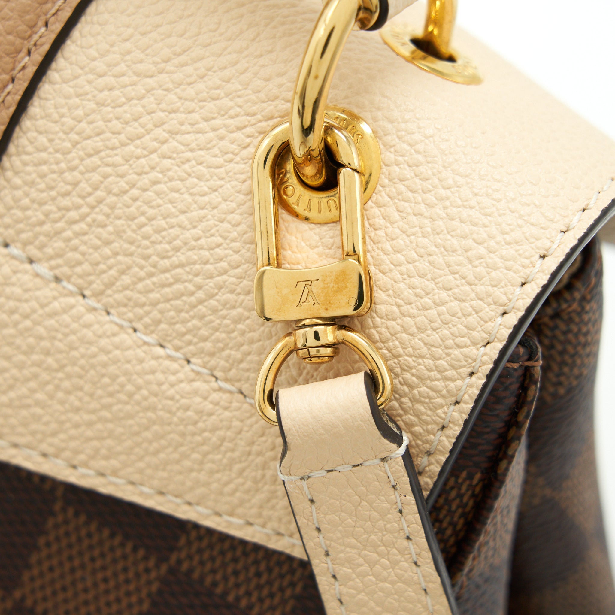 AAA Replica Louis Vuitton LV CLAPTON BACKPACK DAMIER EBENE LEATHER BROWN