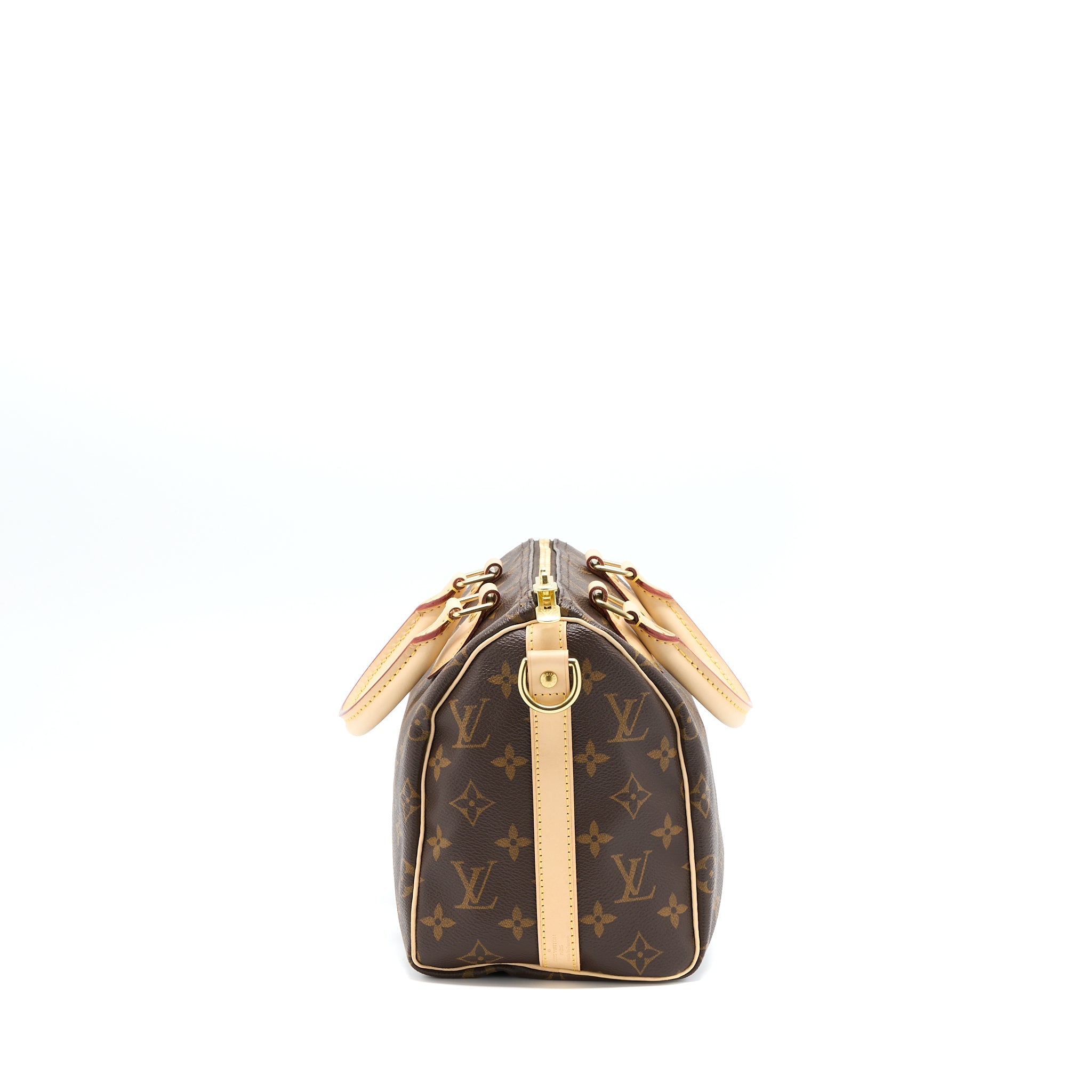 AAA Replica Louis Vuitton LV SPEEDY BANDOULIERE 25 MONOGRAM CANVAS GHW