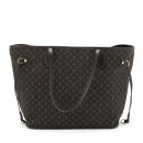 AAA Replica Louis Vuitton LV NEVERFULL MM MONOGRAM FABRIC DARK BROWN GHW