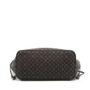 AAA Replica Louis Vuitton LV NEVERFULL MM MONOGRAM FABRIC DARK BROWN GHW