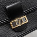 AAA Replica Louis Vuitton LV DAUPHINE MM EPI BLACK GHW