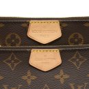 AAA Replica Louis Vuitton LV MULTI POCHETTE KAHKI STRAP MONOGRAM GHW