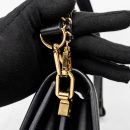 AAA Replica Louis Vuitton LV DAUPHINE MM EPI BLACK GHW