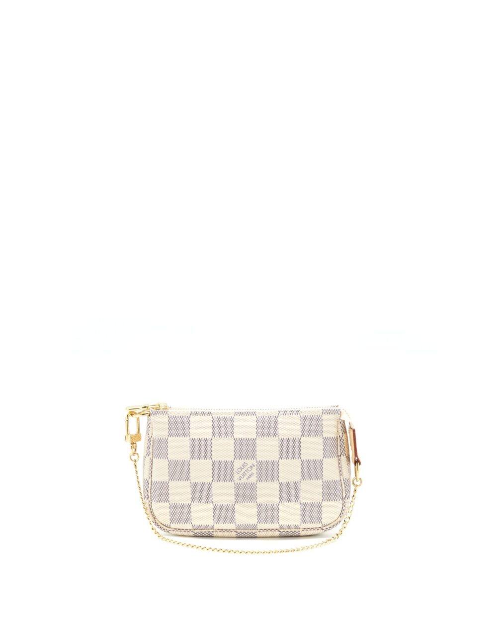 AAA Replica Louis Vuitton LV MINI POCHETTE ACCESSORIES DAMIER AZUR CANVAS