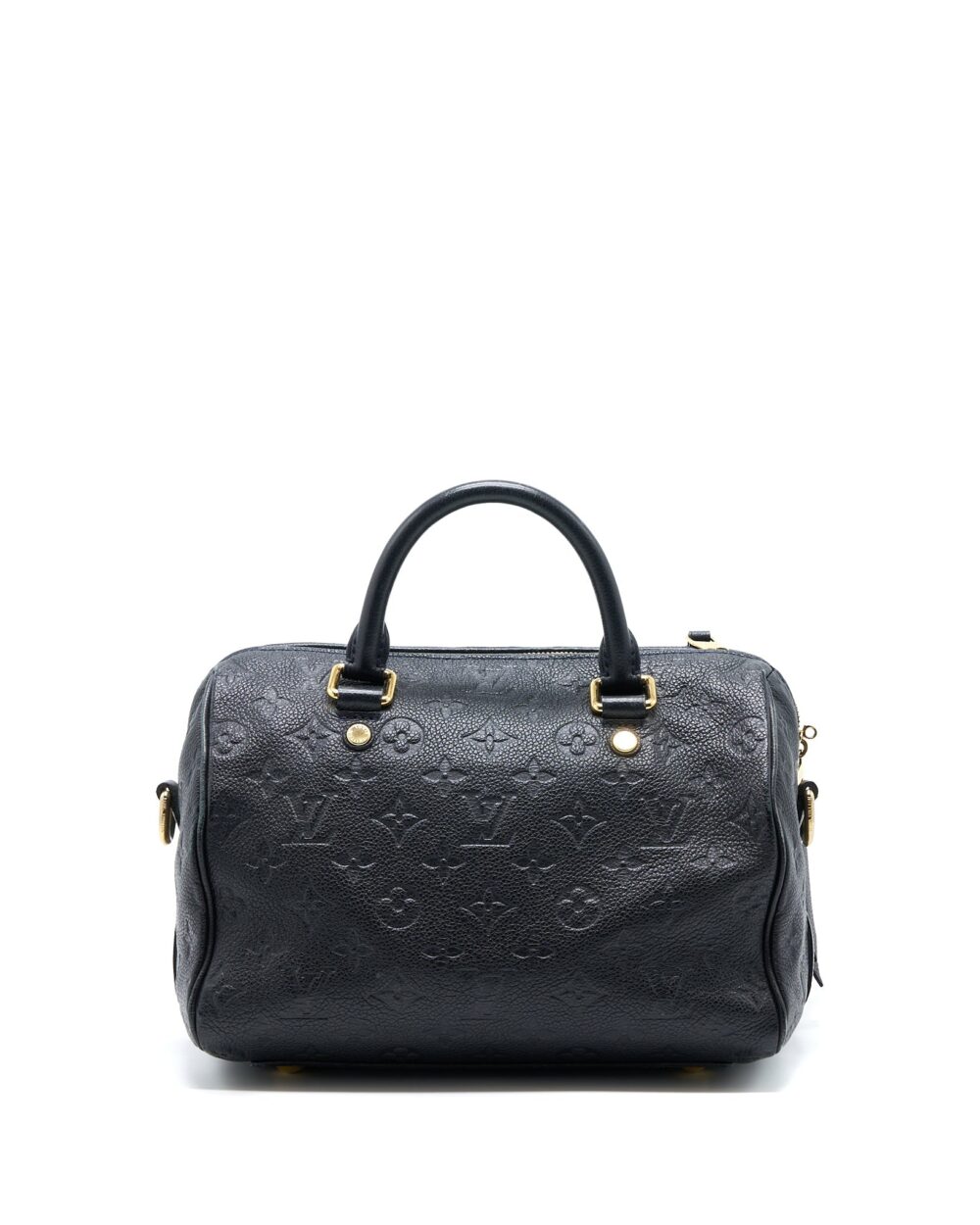 AAA Replica Louis Vuitton LV SPEEDY 25 MONOGRAM EMPREINTE BLACK GHW