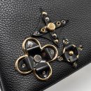 AAA Replica Louis Vuitton LV CAPUCINES BB WITH MONOGRAM FLOWER EMBELLISHMENTS TAURILLON BLACK GHW