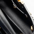 AAA Replica Louis Vuitton LV CAPUCINES BB WITH MONOGRAM FLOWER EMBELLISHMENTS TAURILLON BLACK GHW