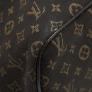 AAA Replica Louis Vuitton LV NEVERFULL MM MONOGRAM FABRIC DARK BROWN GHW