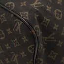 AAA Replica Louis Vuitton LV NEVERFULL MM MONOGRAM FABRIC DARK BROWN GHW