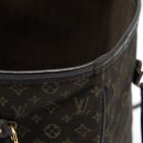 AAA Replica Louis Vuitton LV NEVERFULL MM MONOGRAM FABRIC DARK BROWN GHW