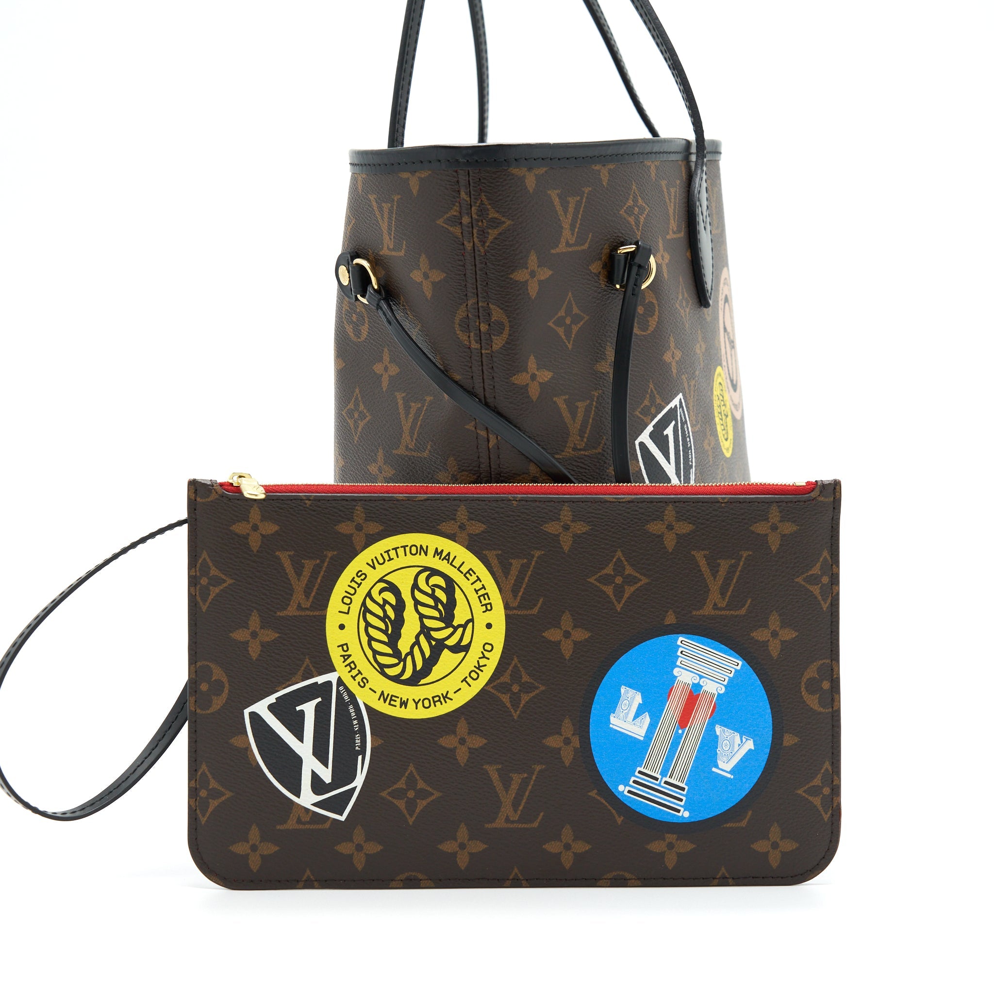 AAA Replica Louis Vuitton LV NEVERFULL MM WORLD TOUR MONOGRAM CANVAS LIMITED EDITION