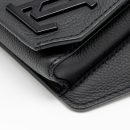 AAA Replica Louis Vuitton LV AEROGRAM TAKEOFF SLING BLACK GRAINED CALFSKIN BLACK HARDWARE