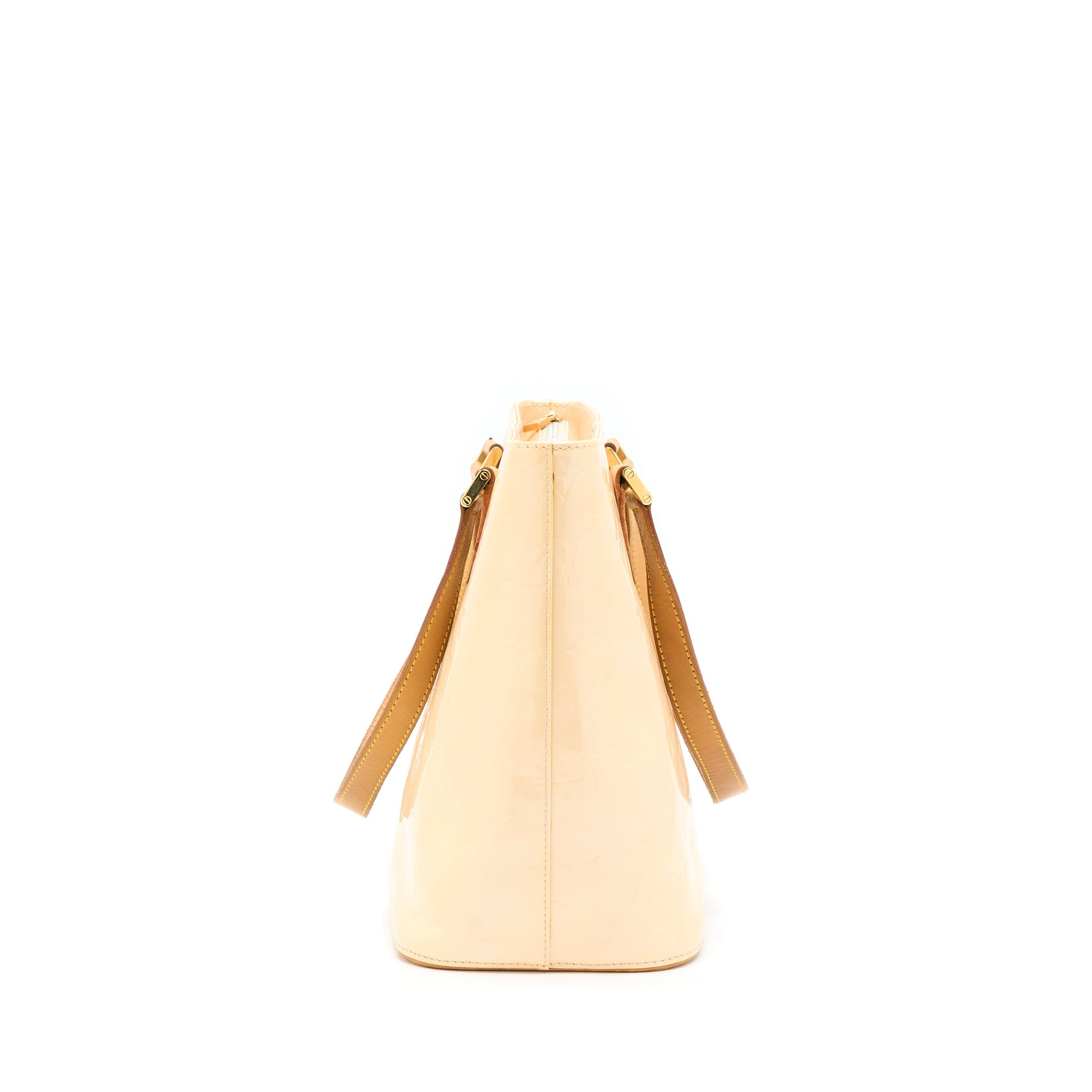 AAA Replica Louis Vuitton LV VINTAGE HUSTON TOTE VERNIS BEIGE GHW