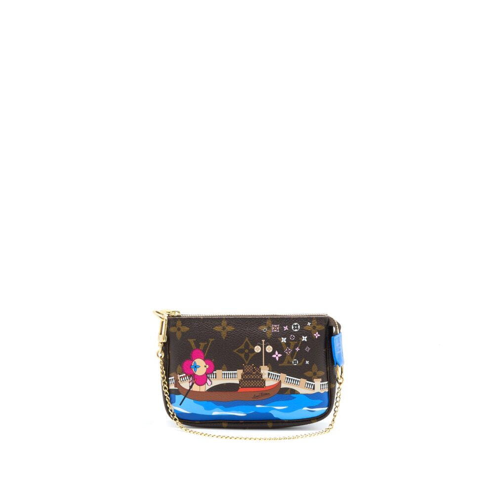 AAA Replica Louis Vuitton LV MINI POCHETTE ACCESSORIES LIMITED EDITION MONOGRAM CANVAS GHW