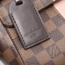AAA Replica Louis Vuitton LV CLUNY BB DAMIER EBENE/PINK GHW