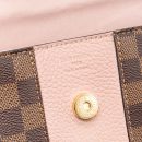 AAA Replica Louis Vuitton LV CLUNY BB DAMIER EBENE/PINK GHW