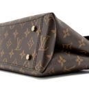 AAA Replica Louis Vuitton LV TOP HANDLE FLAP BAG MONOGRAM CANVAS / CALFSKIN BLACK GHW